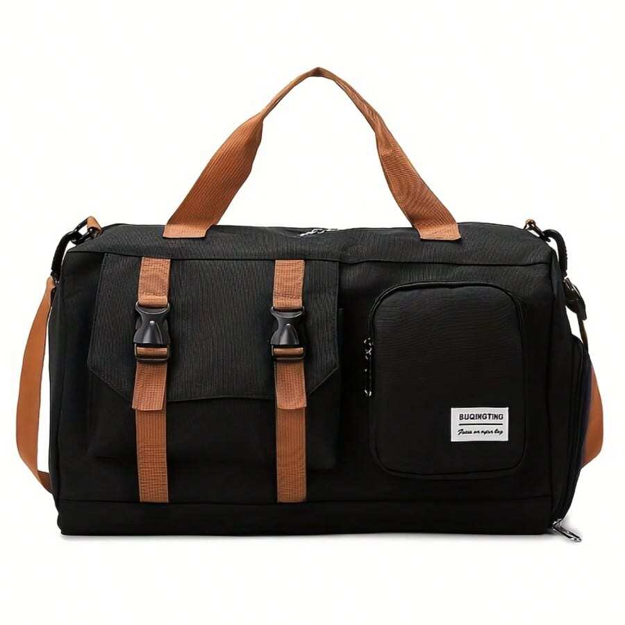 Large Capacity Outdoor Fitness Storage Travel Bag Luggage Bag Overnight Bag Carry On Bag Hand Bag Gym Bag For Work School Supplies School Stuff For Back To School For Student Handbag Handbags Weekend Bag Hand Bags For Holiday For Business Vacation Hospital For Men And Women Unisex For Suitcase Duffle Bag Duffel Bag For Luggage College Bag Luggage Bags Weekender Bag