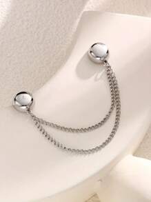 2pcs Elegant Pairs Of Trousers And Magnetic Cuffs, Adjustable, Detachable And Durable Alloy Material, Leg Fasteners, Rolled-Up Leg Fasteners And Collar Fasteners, Seamless Magnetic Fasteners For The Hem Of Short T-Shirts, Fashionable Outdoor Accessories For Both Men And Women