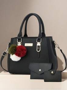 3pcs/Set Elegant And Fashionable Women Handbag Set - Multicolor - View 1