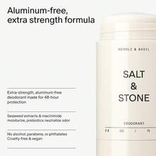 Deodorant | Strength Natural Deodorant Women & Men | Aluminum With Seaweed Extracts, Shea Butter & Probiotics (Saffron & Cedar)