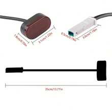 8.5-Inch Electric Scooter Front & Rear Bracket Kit, Suitable For M365/1S/Pro Scooter. Includes ABS Mudguard, Taillight, Screws, Hooks, Shock Absorber And Tool Kit, Replacement Parts For Scooter Models - Black - View 11