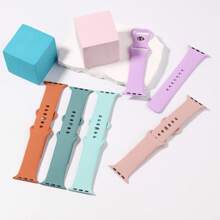 Correa de silicona deportiva compatible con bandas de de 40mm, 38mm, 41mm, 44mm, 45mm, 42mm, 49mm para mujeres y hombres, pulsera suave resistente al agua, correa de repuesto deportiva para bandas de Series 9, 8, 7, 6, 5, 4, 3, 2, 1, SE, Ultra