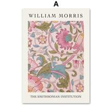 1 PIEZA Pintura en lienzo de arte de pared con pósteres y estampas abstractas de Picasso, William Morris, Matisse, para decoración del hogar bohemia en la sala de estar o café, con opción de marco