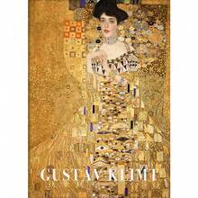 1 件/3 件墙面艺术海报可选框架现代经典古斯塔夫·克里姆特家族名画《泪之吻》金色现代海报印刷墙面艺术画可用于房间装饰画 - 彩色 - 查看 35