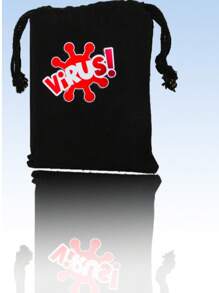 Virus 1 / Virus 2 El juego de mesa talla grande popular, con barajas de cartas y paquetes de cartas diseñados de forma única, juguetes de mesa, disponibles en inglés, francés y español, adecuados para juego familiar, mejor adaptado para equipos de 2 a 8 jugadores y la combinación de juguetes de cartas talla grande asequible que se puede regalar en Navidad, Día de la Independencia
