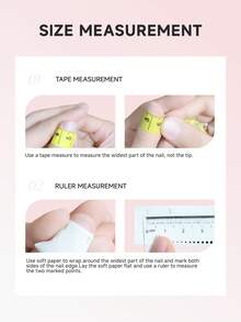 10 Pieces Of Handcrafted Press On Nails Short , Gentle Style,Reusable Fake Nails Nail Supplies Nails