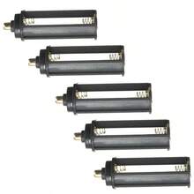 5PCS Cylindrical 3 AAA Plastic Battery Holder Case Box Flashlight Acssories - UKS03C - View 6