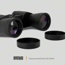 Binoculares Potentes Nocturna Vision Telescopica Hd Tacticos 20x50mm Marthing BN20x50 Binoculares Profesionales Prismaticos Ideal Para Camping Caza O Pesca Estuche Incluido Zoom Hd 20x50 - Negro - Ver 6