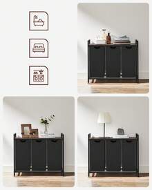 Laundry Baskets - Marrone Vintage E Nero - View 5