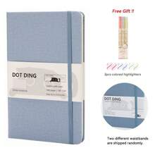 1 Pc A5 Notebook Agenda Planner Dotted Inner 80 Sheets 100 GSM Cloth Cover Ivory White Paper Hand Account Journal School Stationery Supplies Back To School