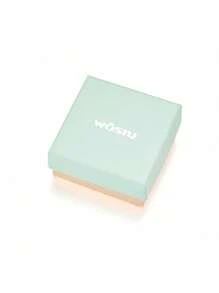 WOSTU 1 PC 925 Sterling Silver Pink Bow Stud Earrings Enamel Process Cute Hoop Earrings Stacked For Women Girl Original Fine Jewelry Gift