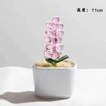 Colorful Creative Glass Plant Desk Decoration Glass Succulent Terrarium - Mini Cactus And Sprout Planter Decor Piece For Office And Home Gift Home Decor - Multicolor - View 7