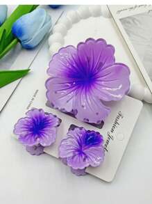 3pcs/6pcs/18pcs Colorful Broccoli Claw Clips, 8cm And 4cm Assorted Hair Claw, Suitable For Women's Daily Life, Makeup, Leisure, Party, Matching Clothes, Commuting, Beach Vacation, Photography - Hairstyle Design, Hair Accessories. Best Choice For Birthday, Graduation, Wedding Season, Anniversary And All Holiday Gifts.