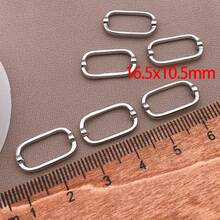 2/4/6件18K镀金珠框双孔框隔珠长方形空心隔珠适用于串珠DIY耳环手链项链珠宝工艺品制作 - 彩色 - 查看 13