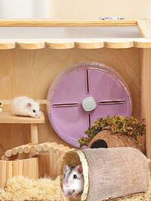 1 件多功能可折叠小型宠物拱门屋仓鼠垫兔子隧道玩具窝，适合室内外使用 - 卡其色 - 查看 5