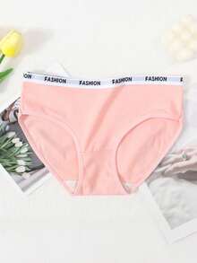 9pcs/Set Girls' Underwear Set, Classic & Playful | Fashionable Waistband | Casual Daily Style | Girls' Clothing - Multicolor - View 3
