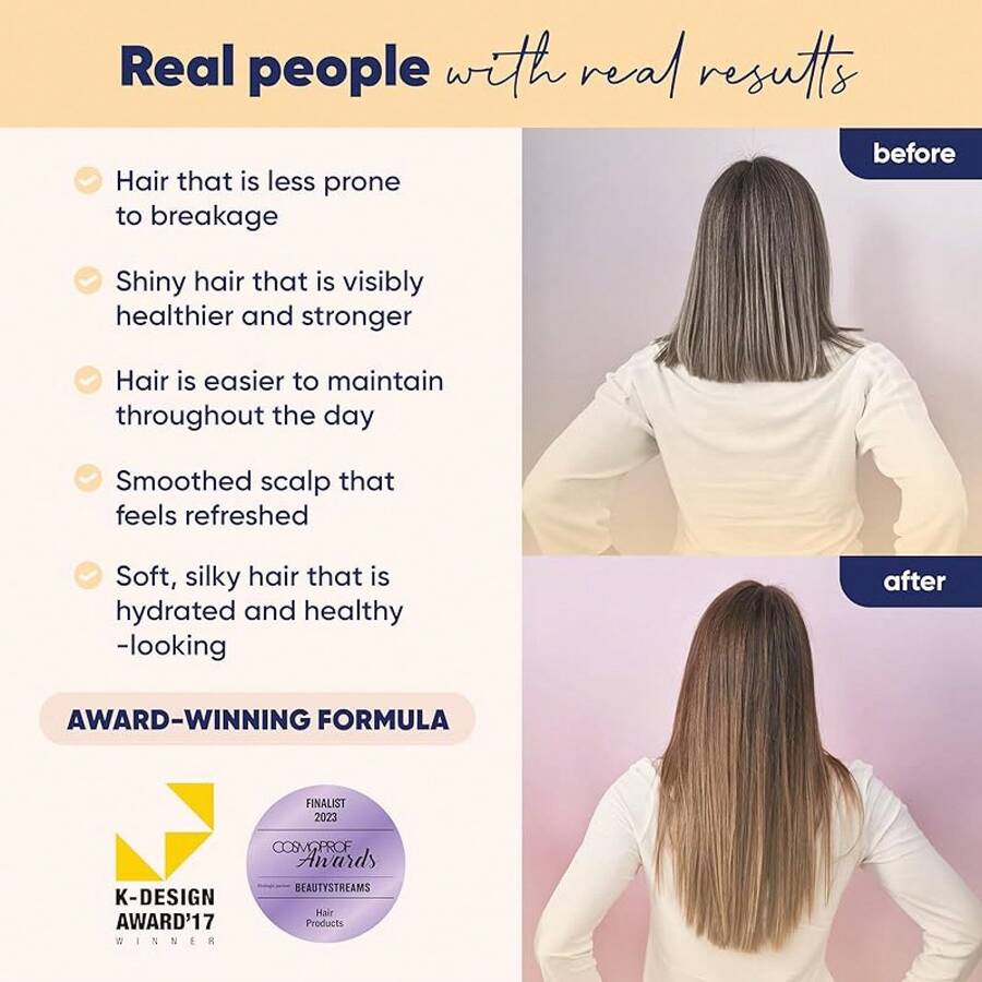 Moerie Volumizing Shampoo And Conditioner Hair Loss - Thickening Products With Ingredients Of Natural Origin - Over Active Ingredients Thick, Long, Luscious Hair, 2 X 8.45 Fl Oz - Double Set - View 1