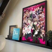 1 tấm áp phích nghệ thuật treo tường Khung tùy chọn Pop 1 tấm áp phích loạt trò chơi hoạt hình cổ điển Giấy in tại nhà Phòng khách Phòng ngủ Lối vào Quán bar Nhà hàng Quán cà phê Tranh nghệ thuật - Nhiều màu - Xem 40