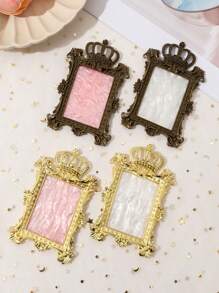 1 件皇冠美甲工具，复古欧式调色板展示板，多功能调色板，美甲作品拍摄道具，美甲展示板，美甲用品，美甲工具，美甲工具，返校，指甲，按压指甲用美甲工具 - 彩色 - 查看 2