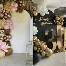 Signature en bois Joyeux Anniversaire, lettre en bois Joyeux Anniversaire Signature Pays ancien Décoration d'anniversaire Fond mural Photo