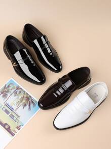 Zapatos de cuero con punta puntiaguda y deslizamiento formal de negocios para hombres, nuevos zapatos elevadores versátiles, transpirables, casuales, antideslizantes, ligeros y cómodos para el trabajo y la boda