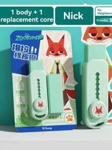 2件装 卡通动漫与联名漫威蜘蛛侠款1+1推拉式橡皮擦 少碎屑干净又超吸睛卡通橡皮擦 初中生高中生学习奖励礼物 青少年男女生教室办公铅笔签字写字通用擦不留痕迹 橡皮擦套装 圣诞节节日文具礼物 - 彩色 - 查看 17