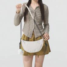 New Balance NB 男女通用背包，2026 新款运动休闲斜挎包，小号收纳袋，LAB52402CIC - 白色 - 查看 1