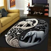 25 Years New Large Area Rug, Personalized Animal Patterns, Modern Stylish Design, Made With High-Density Knitting, Features Slip-Resistant And Fade-Resistant Surface With High Friction Resistance, Non-Slip Granule Backing For Enhanced Grip.