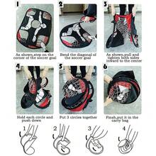 2In1 Pop Up Soccer Goal Net Kids Football Gate Football Skill Training Equipment