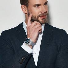 1 Pieza Correa deportiva magnética unisex estilo Milanese Loop compatible con Apple Watch de 38mm, 40mm, 41mm, 42mm, 44mm, 45mm, 49mm, S10 de 42mm y 46mm. Brazalete de moda casual para hombres, ajustable, de acero inoxidable, resistente al agua y transpirable, para uso diario, fiestas, verano. Accesorio de reloj inteligente, regalo para el Día del Padre, vacaciones para hombres y mujeres.