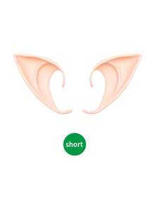 4 Pairs /8 Pieces Of Fashionable Fairy Elf Ears, Fake Ear Makeup Short And Long, Fairy Vampire Elf Halloween Latex Ears, Christmas Party Halloween Gifts