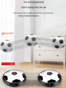Giocattoli da calcio sospesi, pallone da calcio sospeso con cuscinetto ad aria, prevenzione delle collisioni, con luci e musica per interni, pallone da calcio elettrico sospeso, per calciare e far girare, giocattoli sportivi interattivi genitore-figlio con luci e musica, regali di compleanno e regali