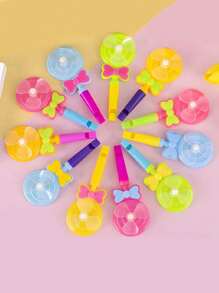 20pcs Lollipop Windmill Whistle Party Favors, Length 13cm/5.12inch, Width 5cm/1.97inch. Plastic Whistle Toy Party Birthday Decoration Windmill Whistle Cartoon Windmill Toy Fun Game Props To Enhance The Party Atmosphere. Party Supplies Small Toys, Christmas Gifts, Handheld Props Easter Toys Easter Party Inside Party Toys Party FavorsRandom Colors) Hawaiian Toys