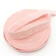 5 Yards/Lot 3/8"10mm Elastic Ribbon Solid FOE Fold Over Elastics Spandex Satin Band Lace Sewing Trim DIY Pick Color - Pick Colors - View 4
