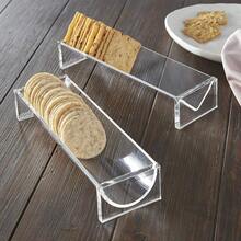 Acrylic Transparent Cookie Tray/Stand, Rectangular Clear Food Display Rack, Suitable For Countertops, Home, Wedding Parties And Events - Multicolor - View 8
