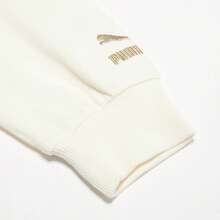 Puma 时尚刺绣徽标女式连帽长袖运动夹克 62727265 - 乳白色 - 查看 5