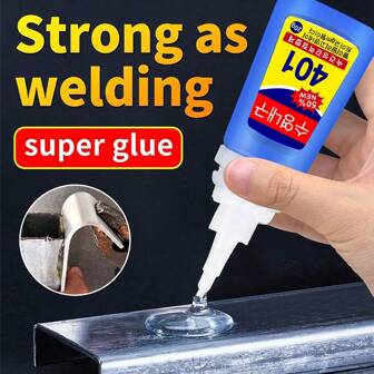 1pc 401 Super Strength Welding Glue, Shoes Repairing Glue Suitable For Gluing Shoes, Ceramics, Metal, Plastic, Multi-Purpose Fast-Drying Universal Adhesive Back To School