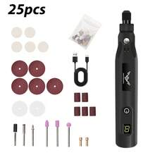 Handheld Mini Electric Grinder Polishing Sanding Machine, Complete Set With Small Electric Drill And Carving Tool For Jade, Wood Sculpture Tools