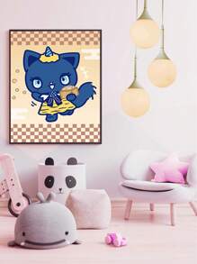 Sanrio 1pc Sanrio Cartoon Wall Arts,Adorozatorumary Poster Nursery,Suitable For Dorm, Apartment, Bedroom, Living Room, Baby Room, Modern Home Decor, No Frame