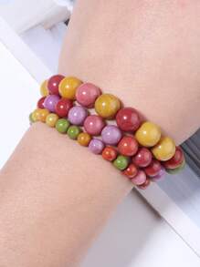 1 hebra de cuentas sueltas espaciadoras redondas de calcedonia de Candy Alxa, piedra natural, para hacer joyas DIY, pulseras, dijes y accesorios, tamaños de 6 mm, 8 mm y 10 mm, 15 pulgadas
