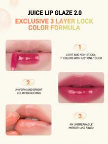Rom&nd Brillo labial con efecto espejo Juice Mirror Water Gloss de la marca coreana Rom&Nd, bálsamo labial hidratante para estudiantes