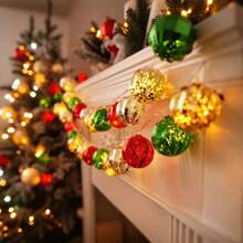 Moroccan Style Ball String Lights For Outdoor Decoration, Garden, Porch, Christmas, Wedding, Holiday Party Lighting
