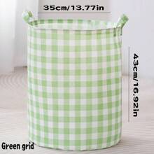 1pc Large-Capacity Waterproof Folding Dirty Clothes Basket Storage Basket, Suitable For Organizing Dirty Clothes Baskets, Storage Baskets And Laundry Baskets In Bedrooms, Bathrooms, Living Rooms And Dormitories At Home. Multi-Functional Storage Buckets For Clothes, Toys, Snacks And Sundries, Storage Baskets And Storage Baskets.