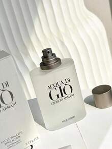 Perfume Giorgio  Acqua di Gio EDT 100ml Hombre Notas Bergamota Almizcle Cítricas - Multicolor - Ver 4