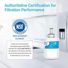 AQUA DA29-00003G Refrigerator Water Filter, Compatible With AquaPure Plus DA29-00003G, DA29-00003B, DA29-00003A, DA97-06317A, HAFCU1/XAA, HAFIN2/EXP - AQF-00003G-3 - View 5