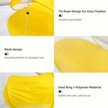 1 buc cort de plajă, parasolar de camping, cort de plajă instantaneu, sandale simple de camping în aer liber