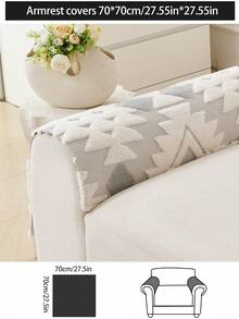 1件装四季通用沙发垫套，加厚保暖绒面沙发垫，现代简约防滑沙发套，防尘可水洗，柔软舒适，不易褪色，宠物友好，适用于L型沙发和1/2/3/4人座沙发，适合卧室、办公室、客厅等场所。