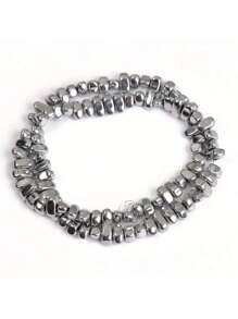 Perles d'hématite naturelles, plaquées or, perles de forme asymétrique de haute qualité, idéales pour la création de bijoux de mode tels que des bracelets et des colliers - cadeau idéal pour la Saint-Valentin