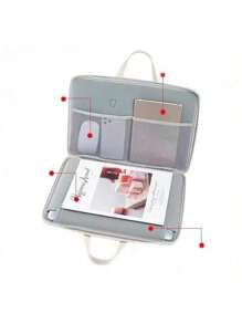 Capa Protetora para Laptop Minimalista Cartoon de 14/15 Polegadas, Bolsa Interna Leve, Embalagem de Presente, Para Materiais Escolares, De Volta às Aulas