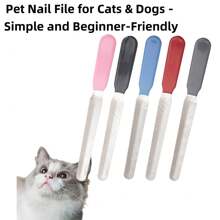 Set di articoli per la cura delle unghie degli animali domestici: lima per unghie, tronchesino per unghie di cane/gatto anti-sanguinamento, tronchesino per unghie di gatto anti-infortunio, tronchesino per unghie di piccola taglia per gatti/cani, tronchesino per unghie di animali domestici, forbici per animali domestici, forniture per la vita di animali domestici